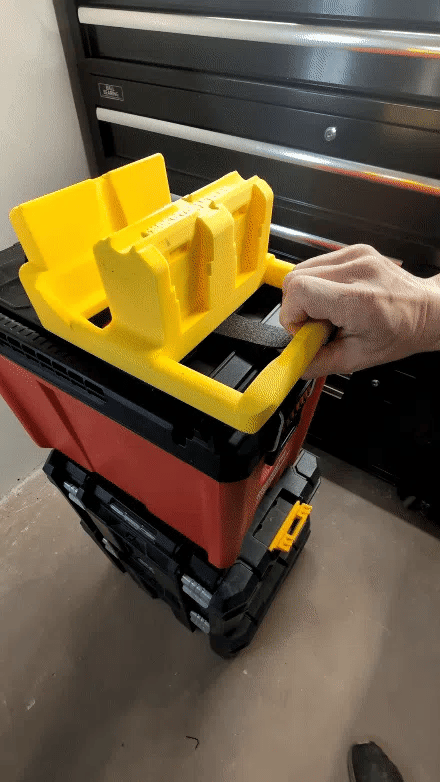 Lid Locking Dewalt 20v Battery Rack x6 (RS-D6LLBR)