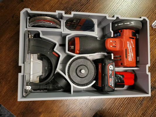 Packout Drawer Insert for M12 Cutoff Tool (MDD-MCT) - Milwaukee Dave Design