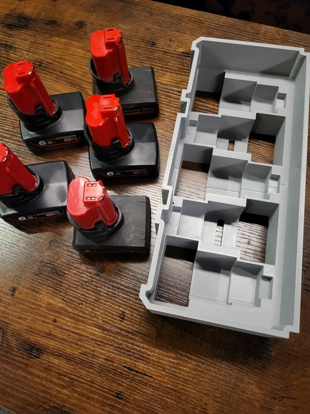 Packout Drawer Insert for Large M12 Batteries (MDD-12LB) - Milwaukee Dave Design