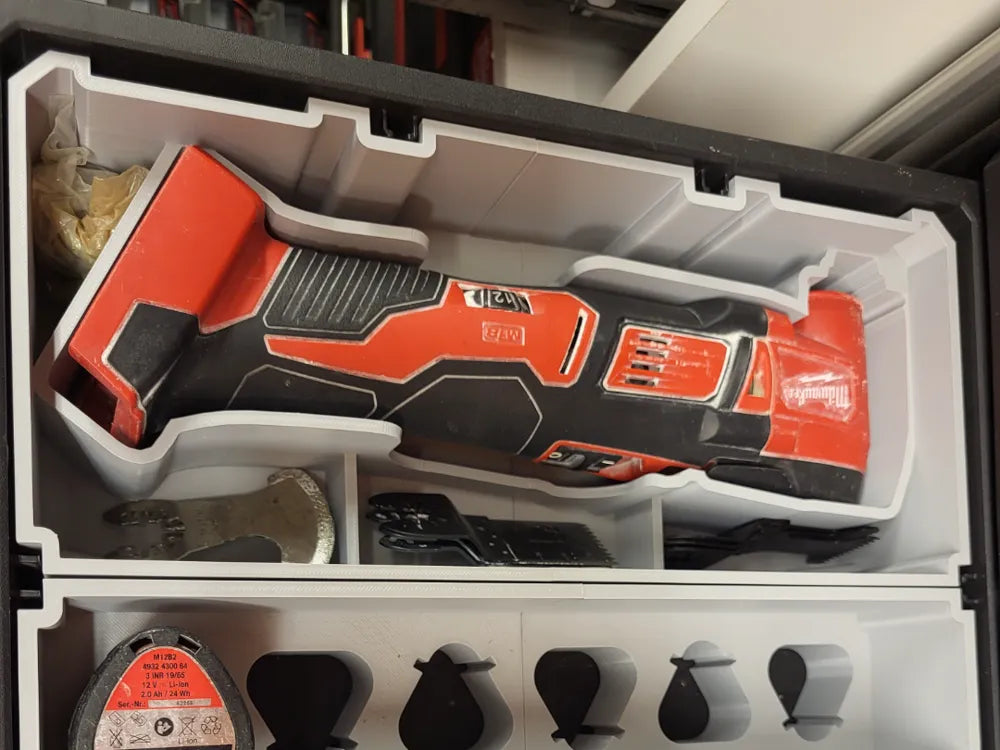 Packout Drawer Insert for M18 Brushed Multitool- Milwaukee Dave Designs (MDD-M18 BMT D)
