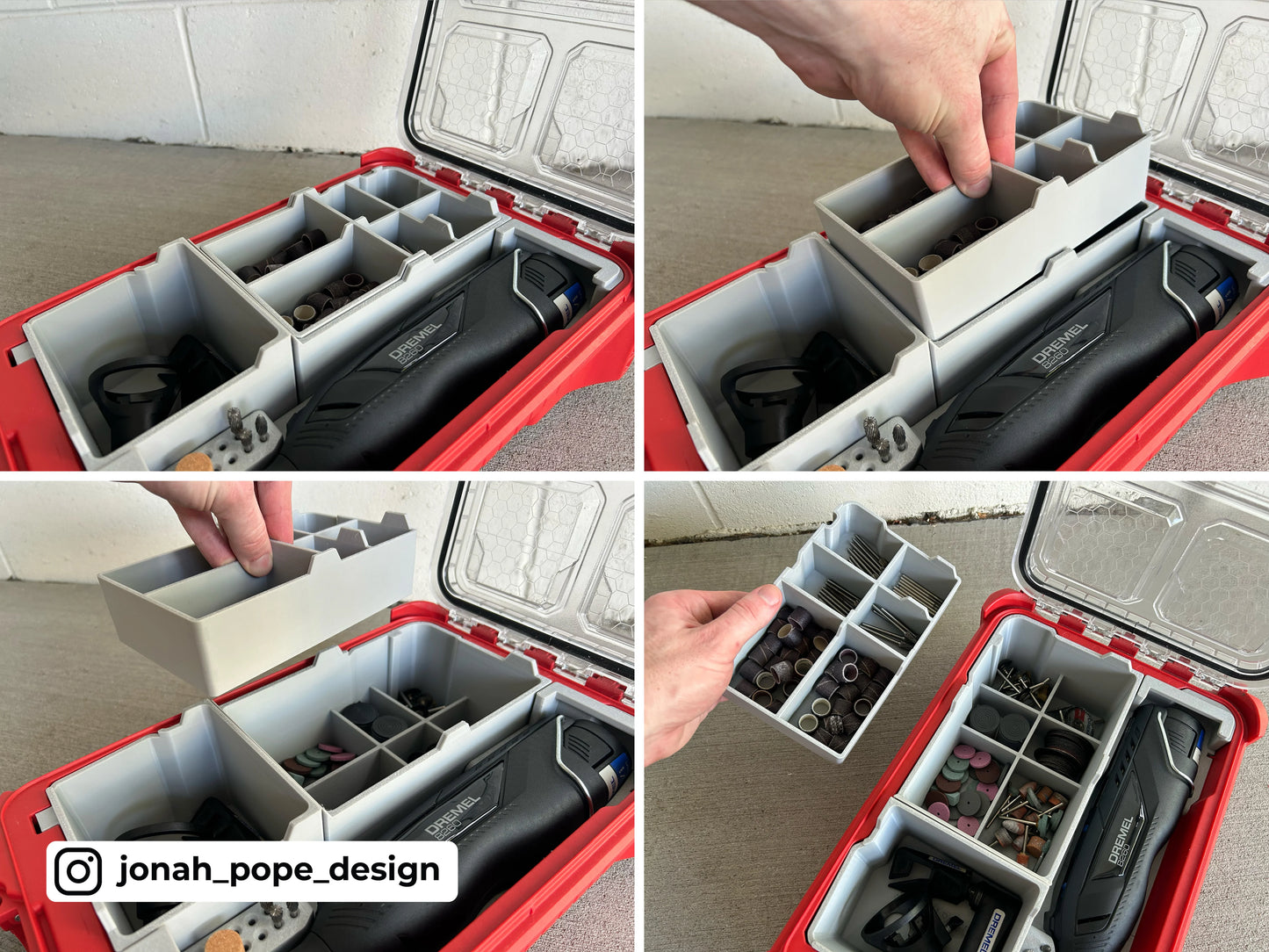 Packout Insert for Dremel 8250/8260 (JP-D8250)