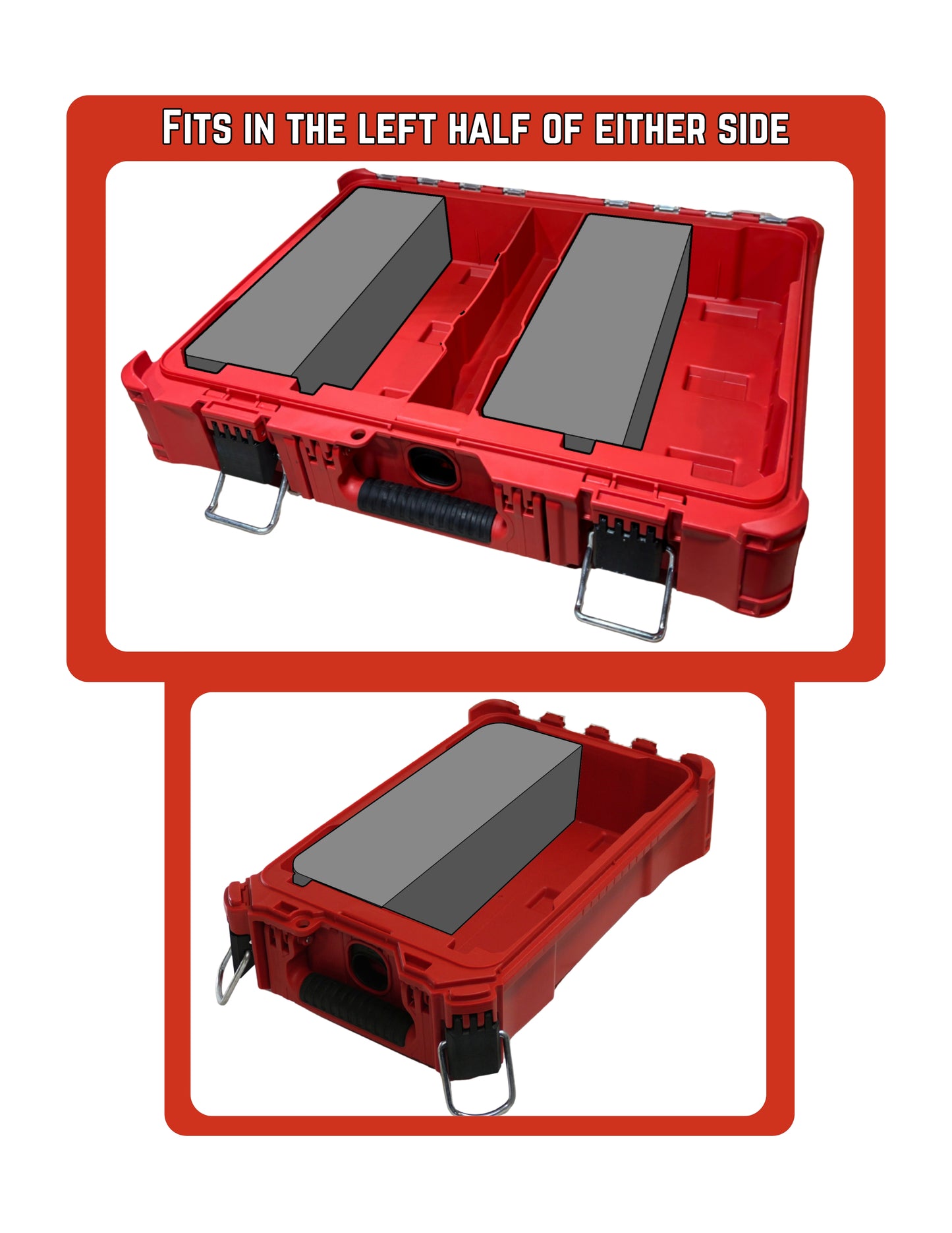 Packout SideCar Insert for M12 Right Angle Drill (ScMRAD)