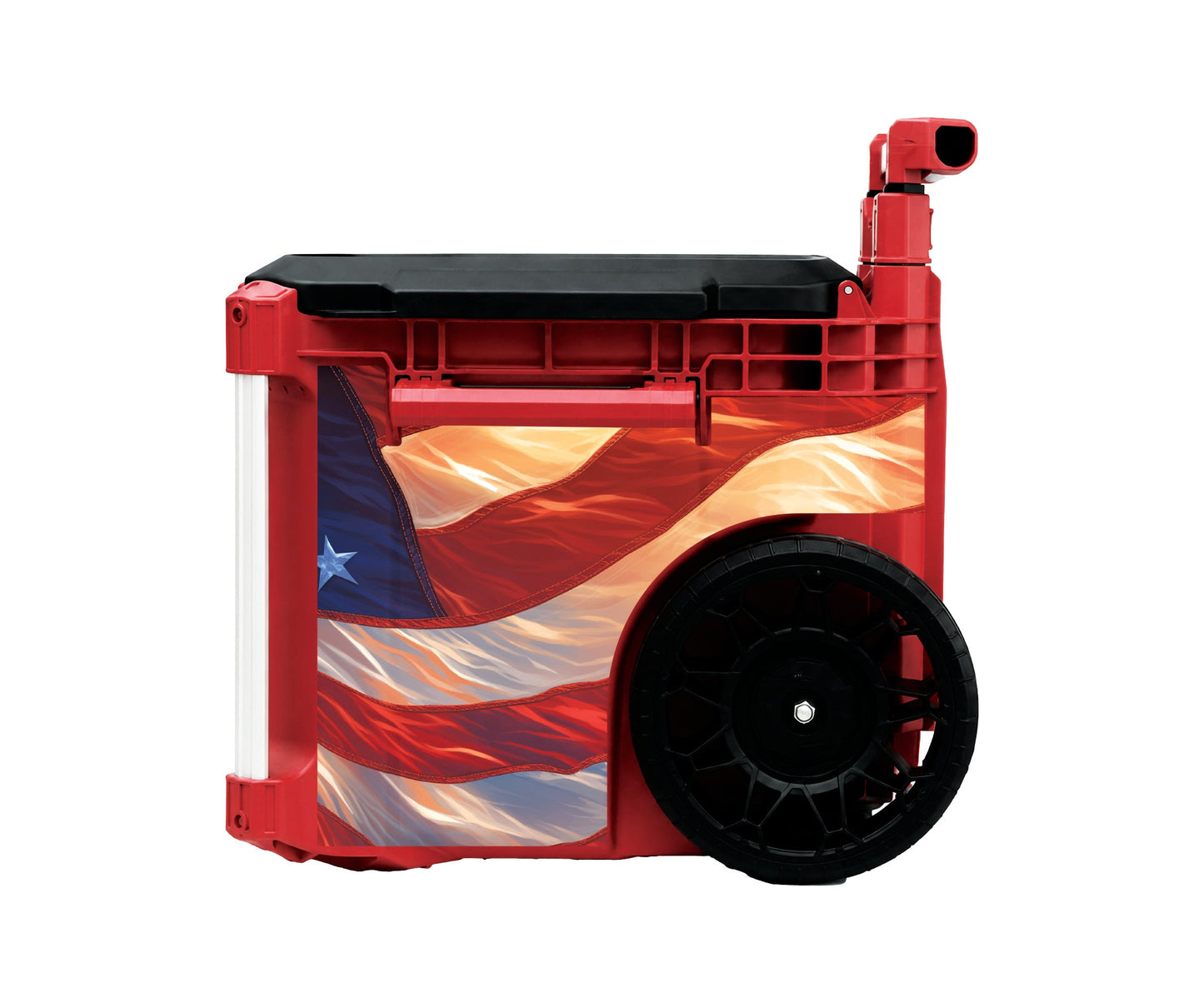 American Flag – Rolling Toolbox