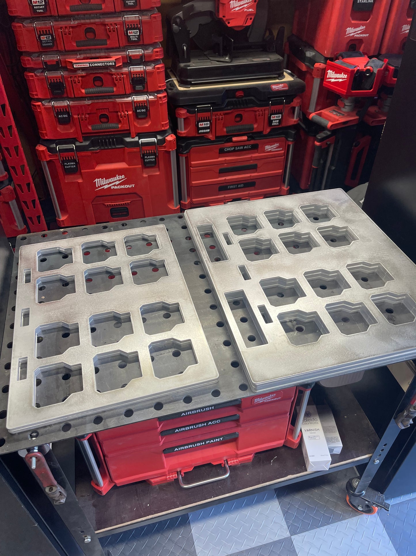 M18 Table Saw Packout Mounting Accessories (DE-TMP)