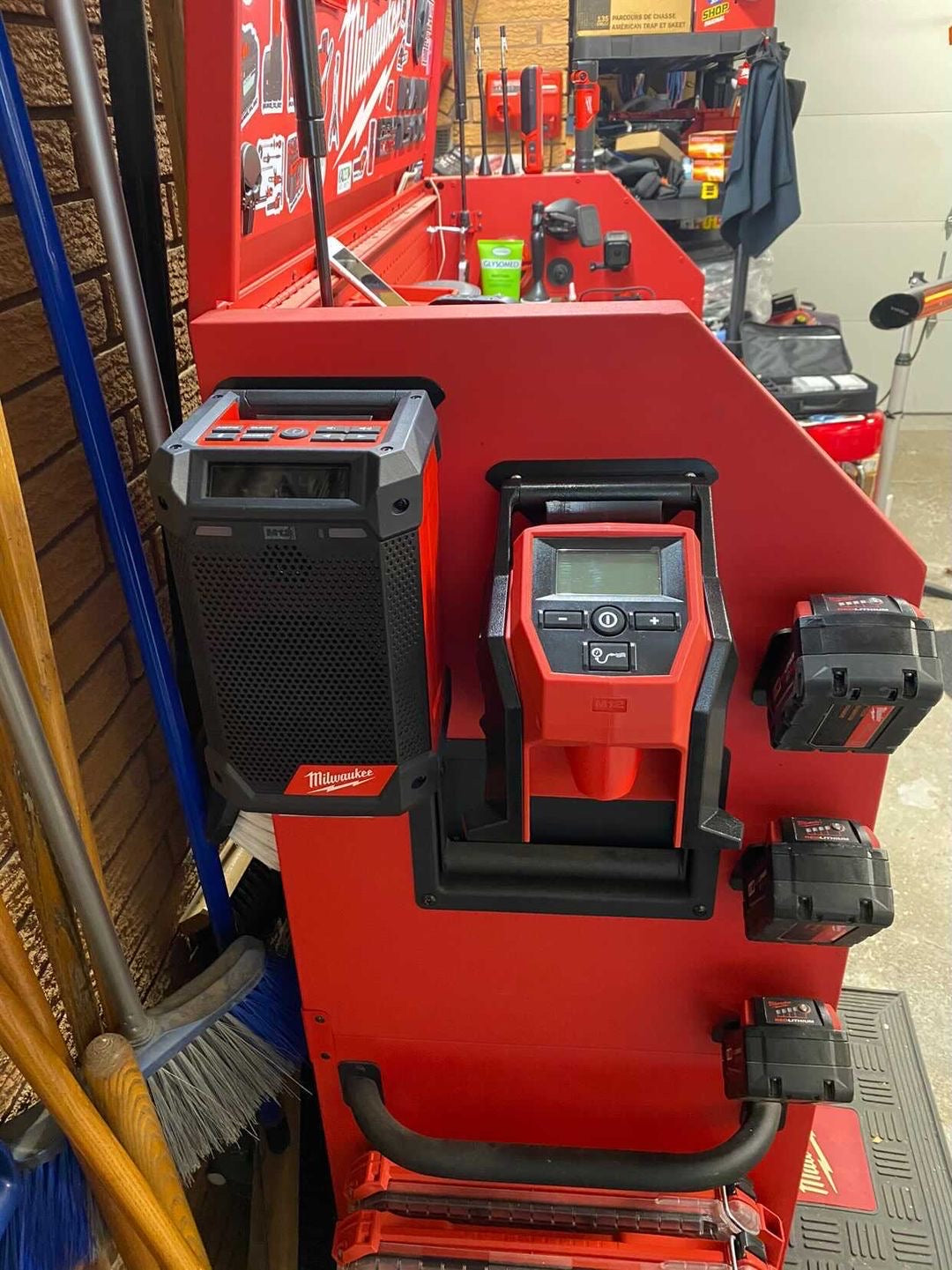 M12 Inflator & BlueTooth Radio Holder