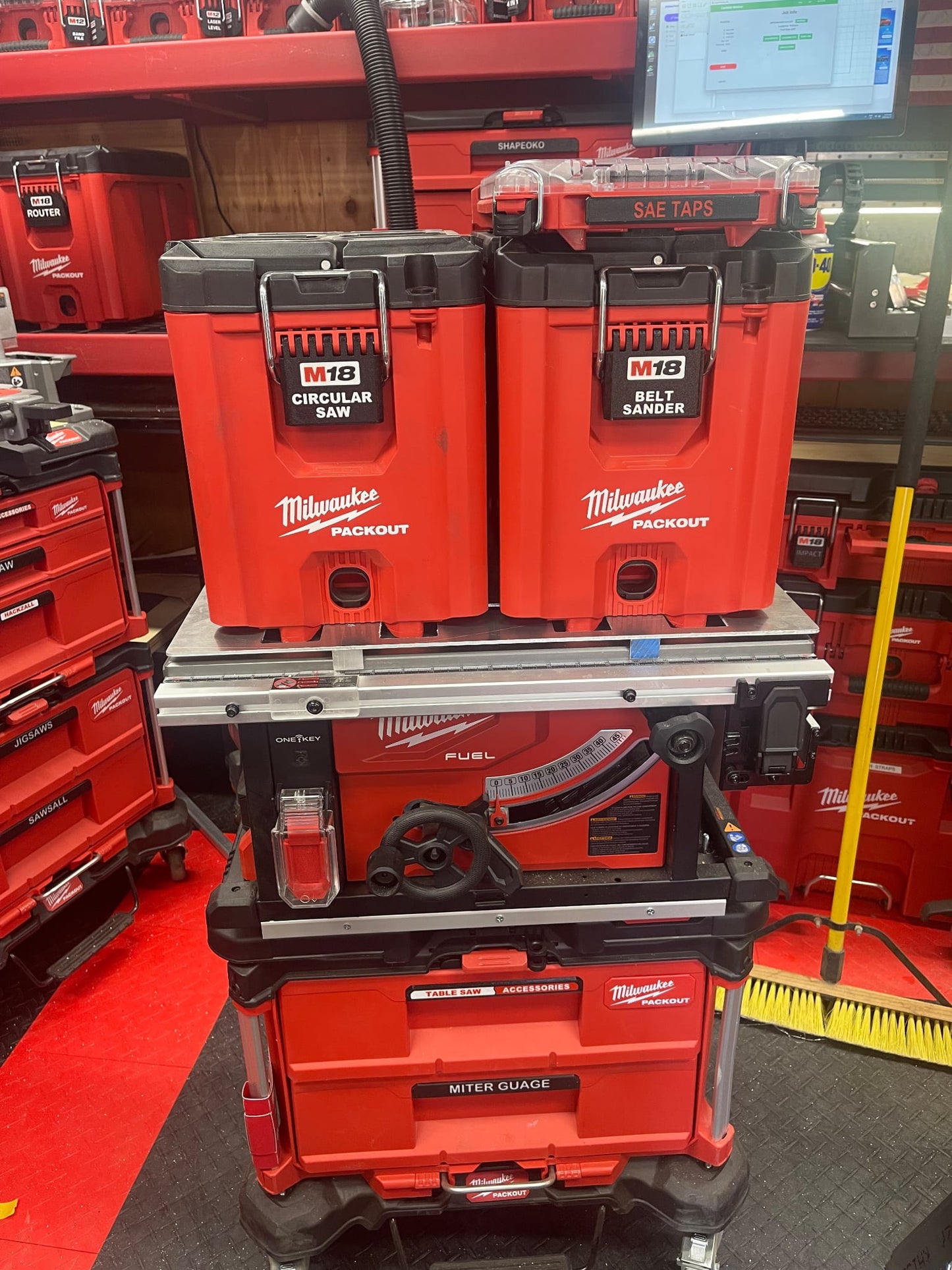 M18 Table Saw Packout Mounting Accessories (DE-TMP)