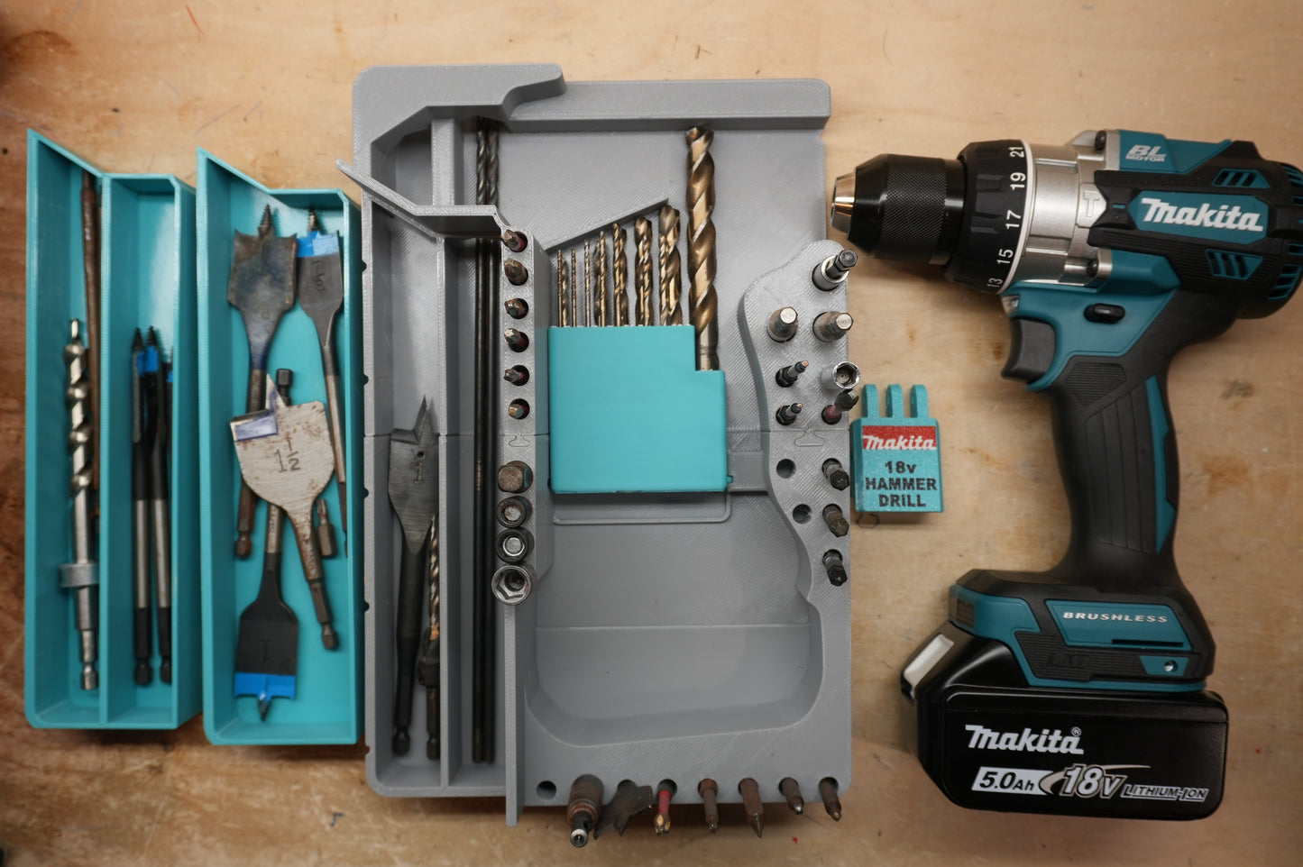Packout Insert for Makita 18v Hammer Drill (Mk18HD)