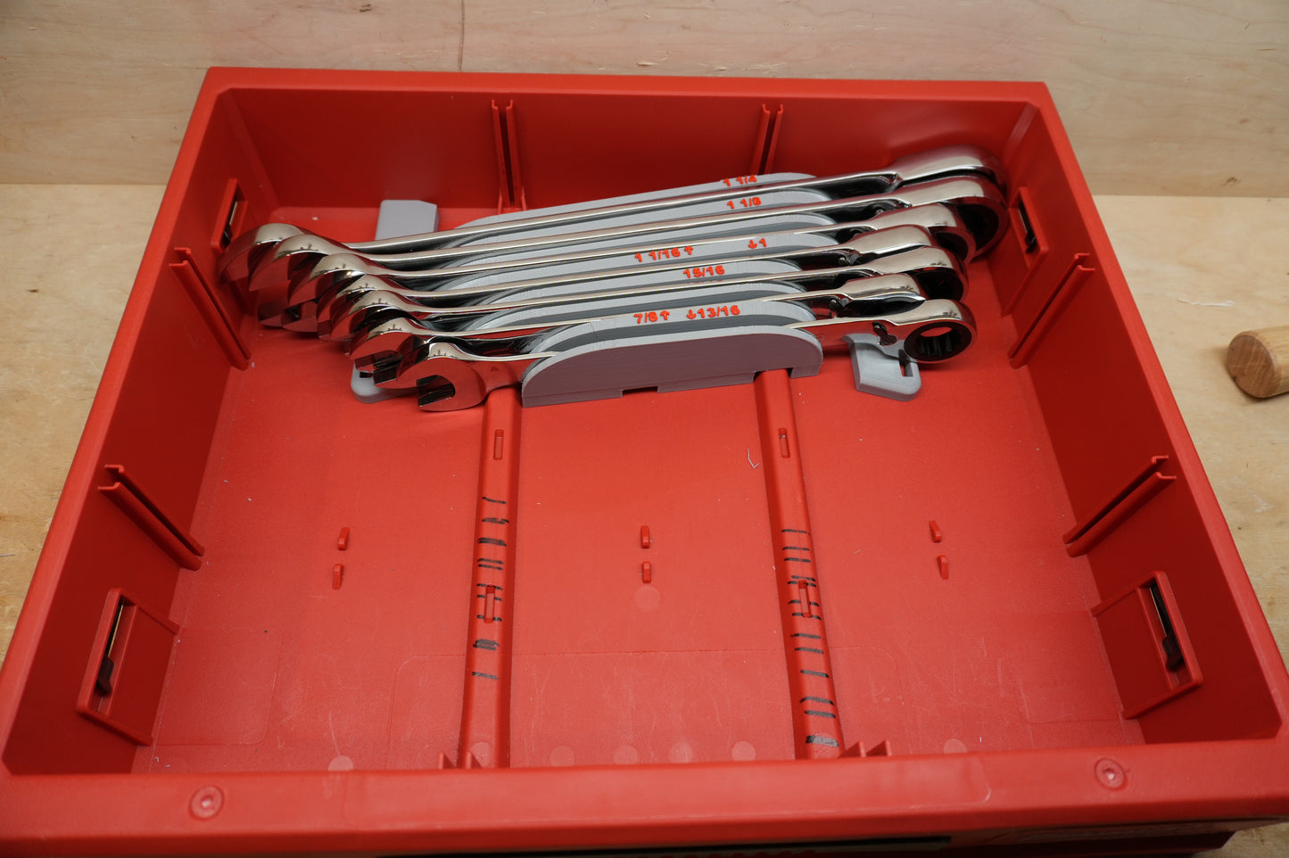 Packout Drawer Inserts for ICON Large Combination Wrench Set (IRW-S D LF)