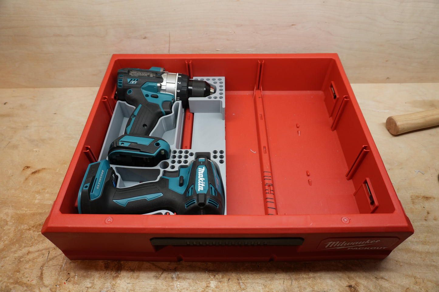 Packout Drawer Insert for Makita 18v Drill & Impact Driver (Mk18DID D)