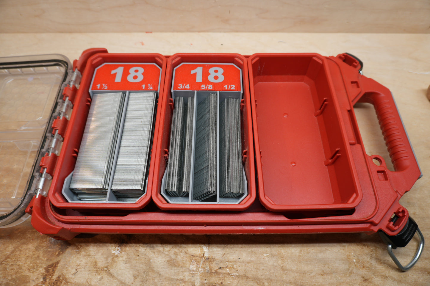 Low Profile Packout Organizer Brad Nail Tray Dividers (LPNB18)