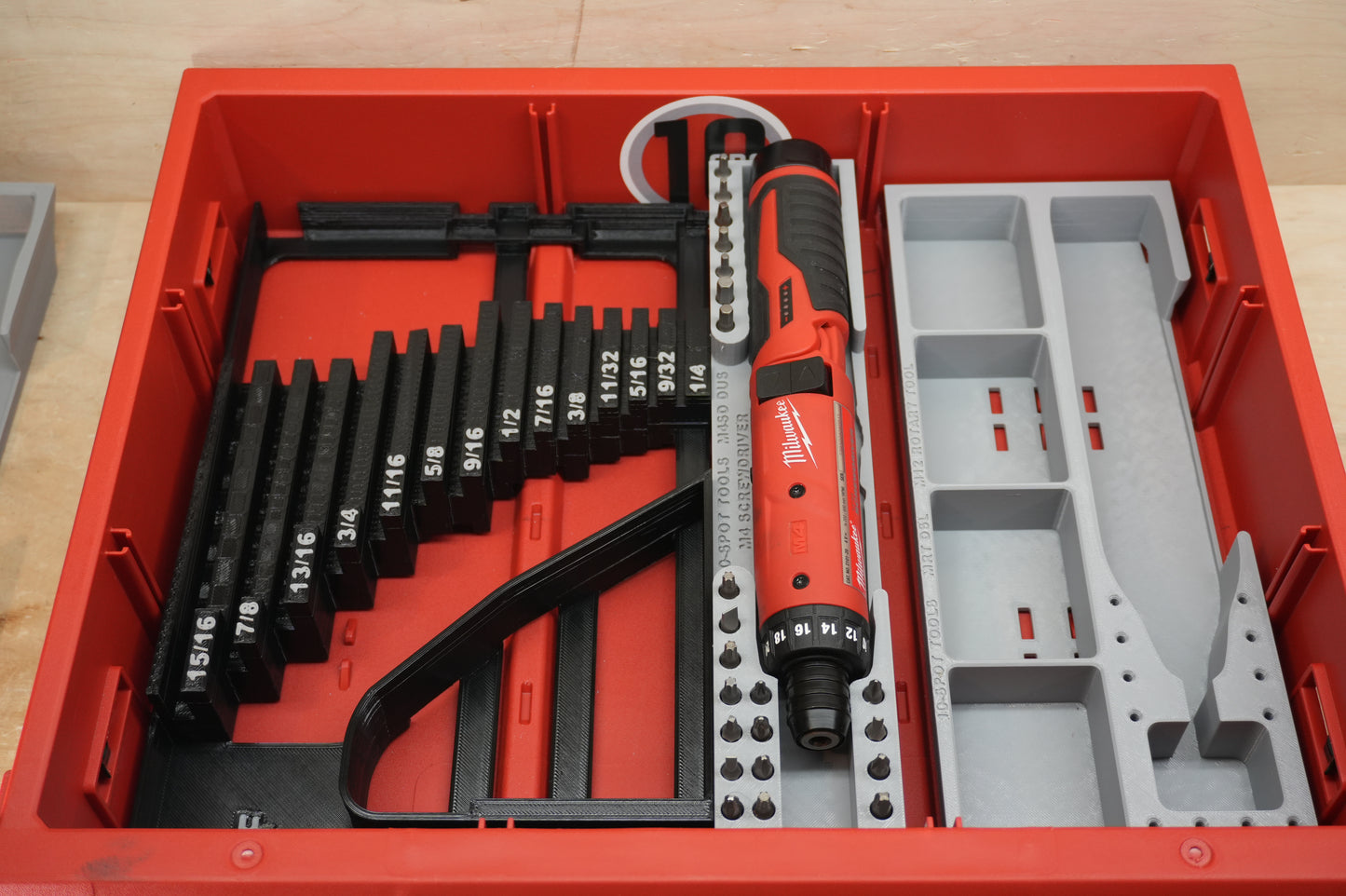 Packout Ultra Slim Drawer Inserts for M4 Screwdriver (M4SD DUS)