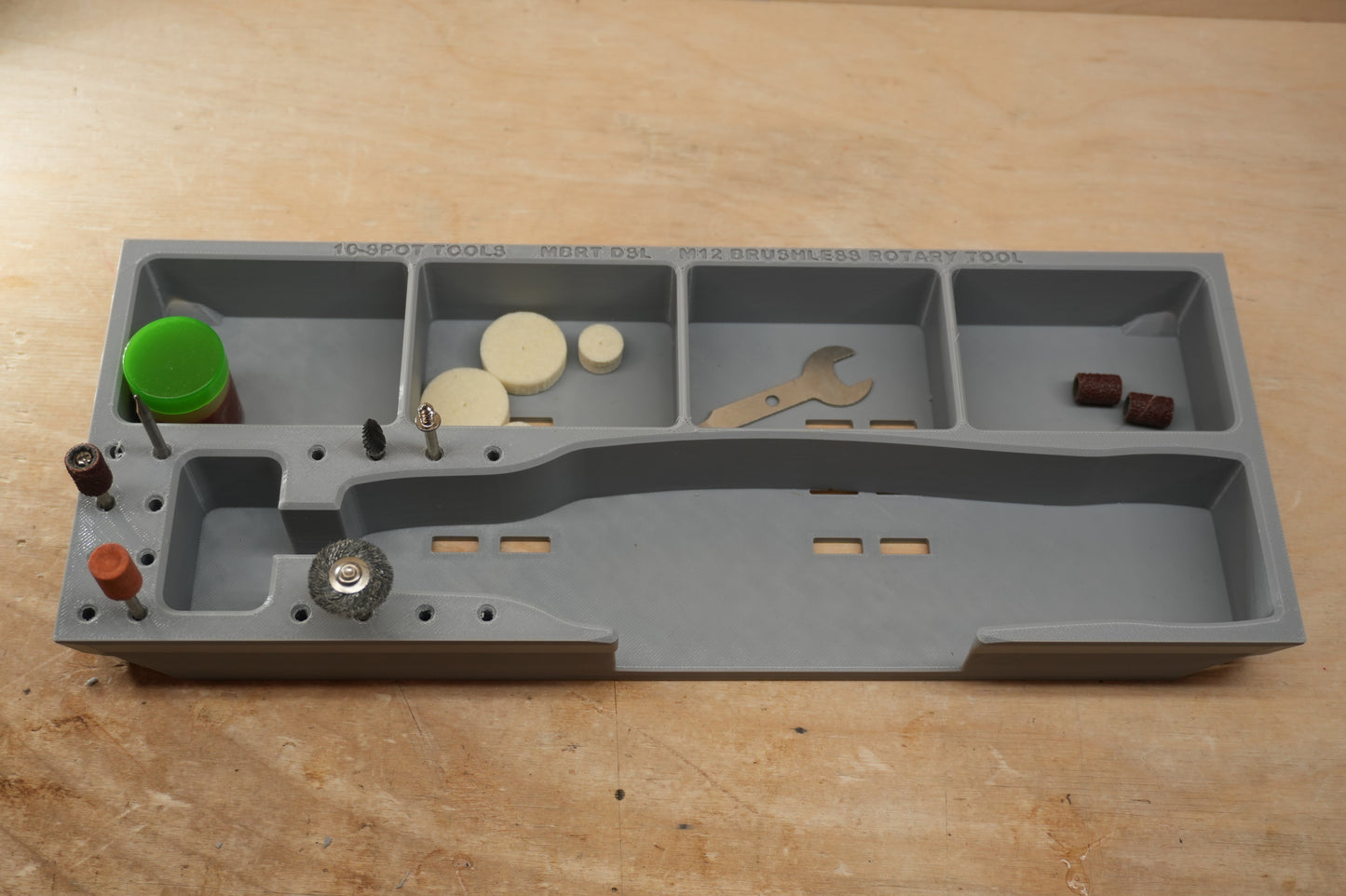 Packout Drawer Slimline Insert For M12 Brushless  Rotary Tool (MBRT DSL)