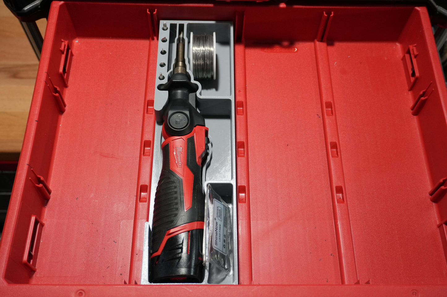 Packout 4-Drawer Insert for M12 Soldering Iron - Single Barrel D4 Collection (MSI D4)