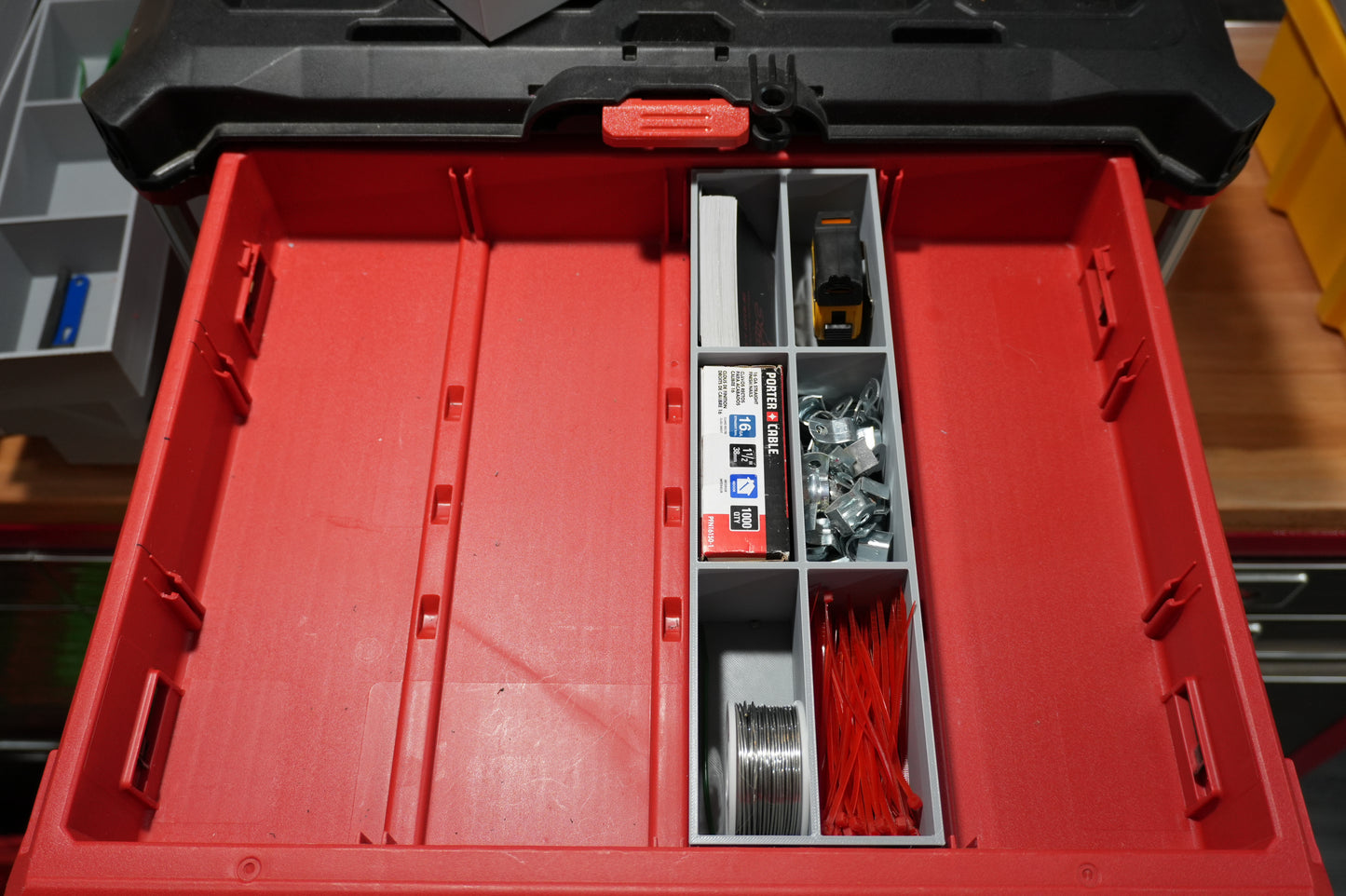 Packout 4-Drawer Inserts - Single Barrel Flex Bins