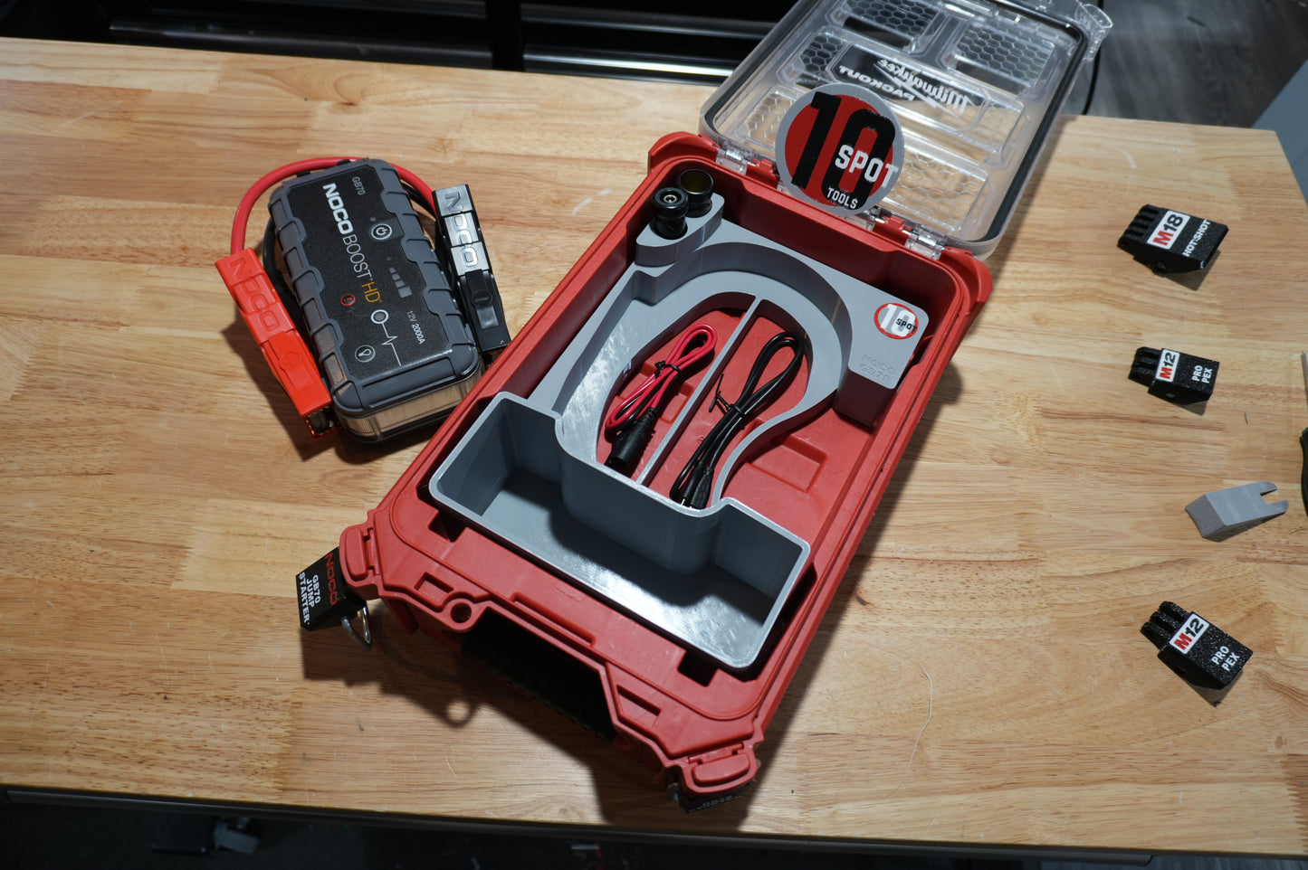 Packout Organizer Insert for NOCO Boost GB70 Jump Starter (NG7)
