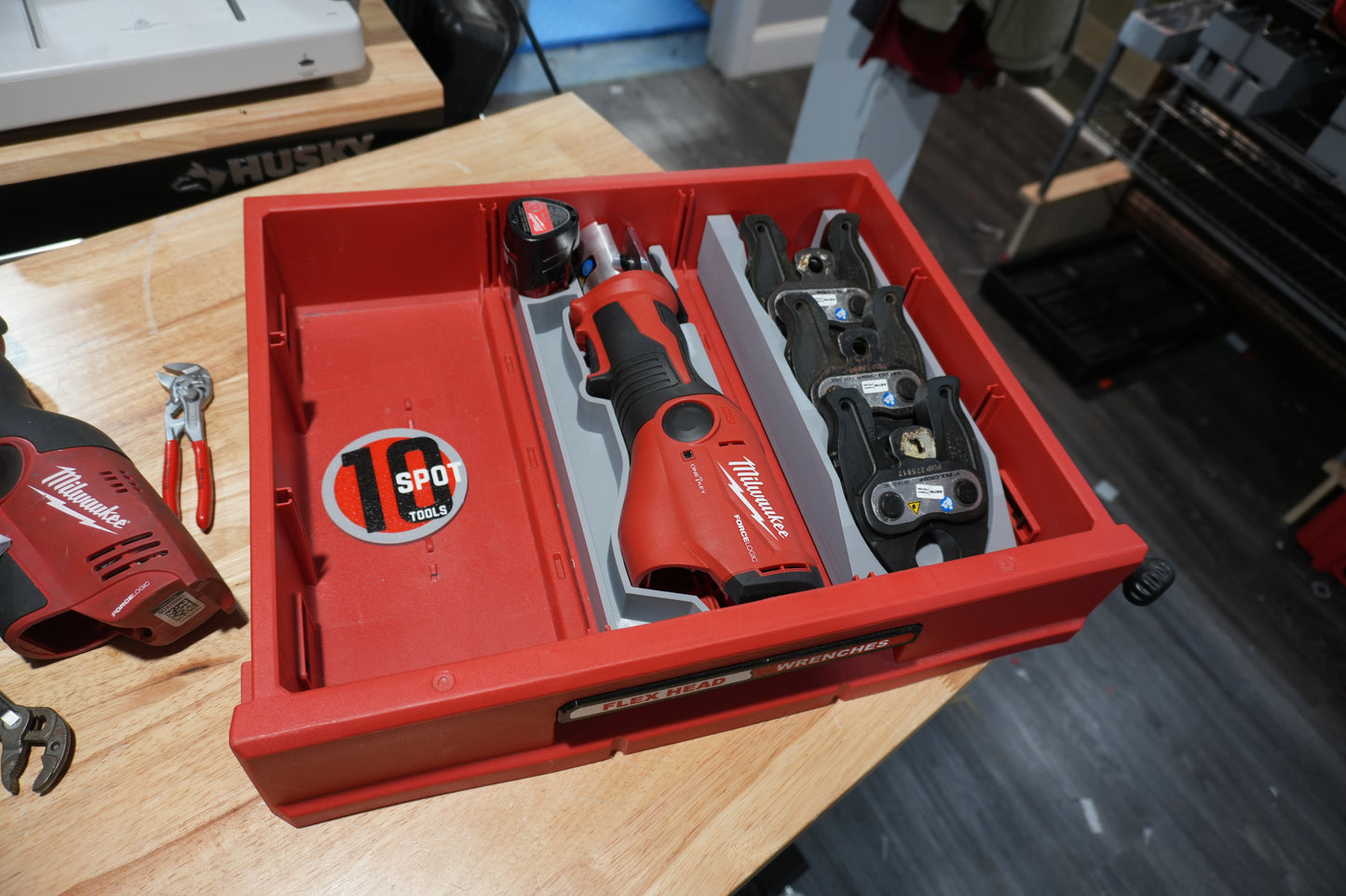 Packout 3-Drawer Insert for M12 PEX Jaws (MPxJ D)