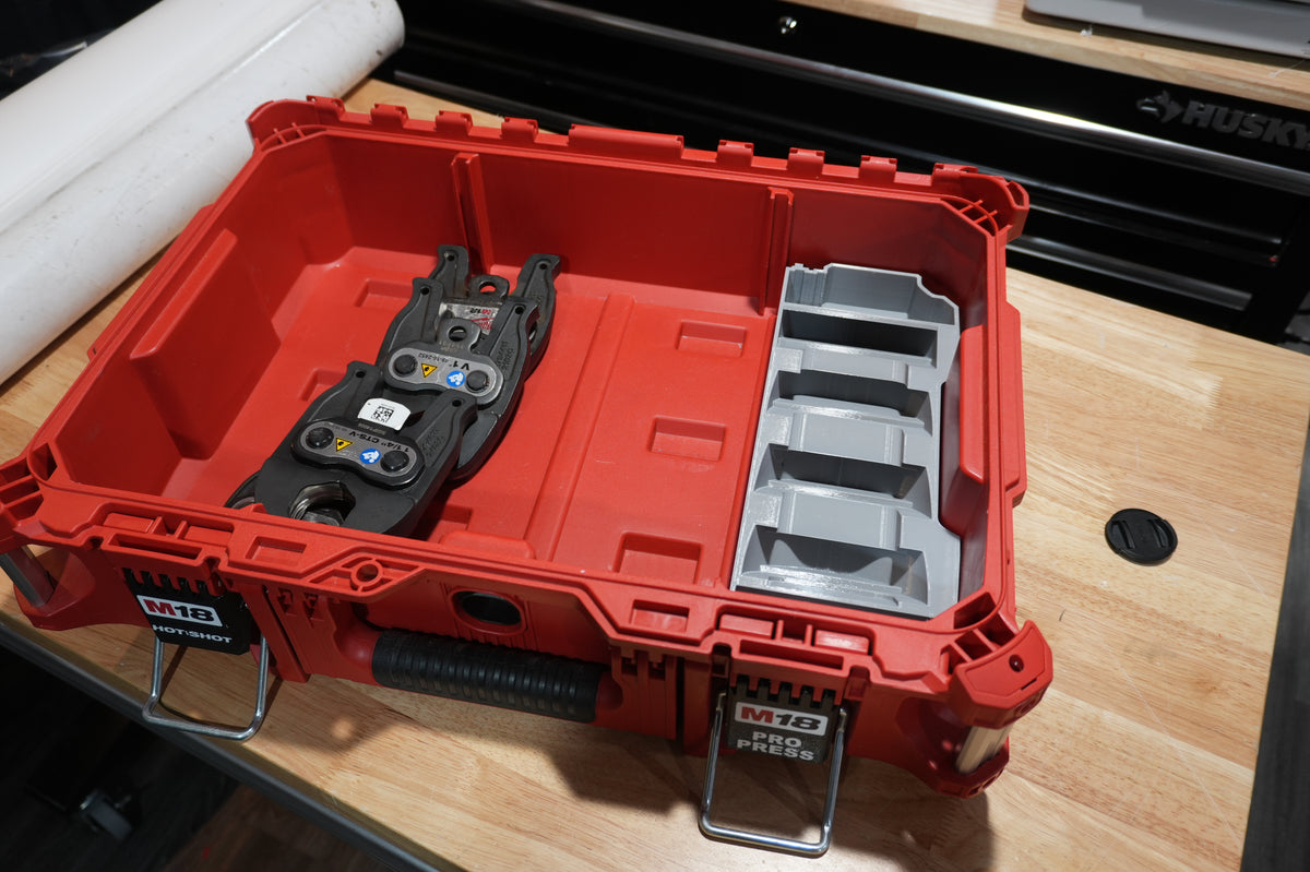 Packout Small Tool Box QuarterMaster Inserts for M12 Pro Press (MPP QM)