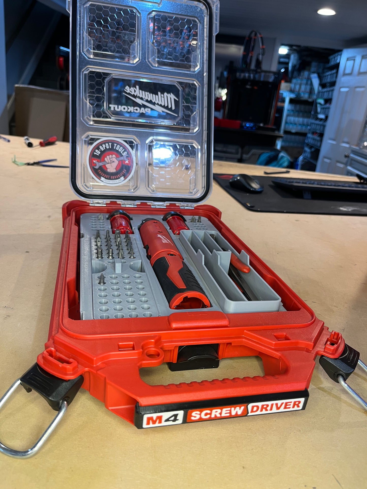 Low Profile Packout Insert For M4 Screwdriver (M4LP)
