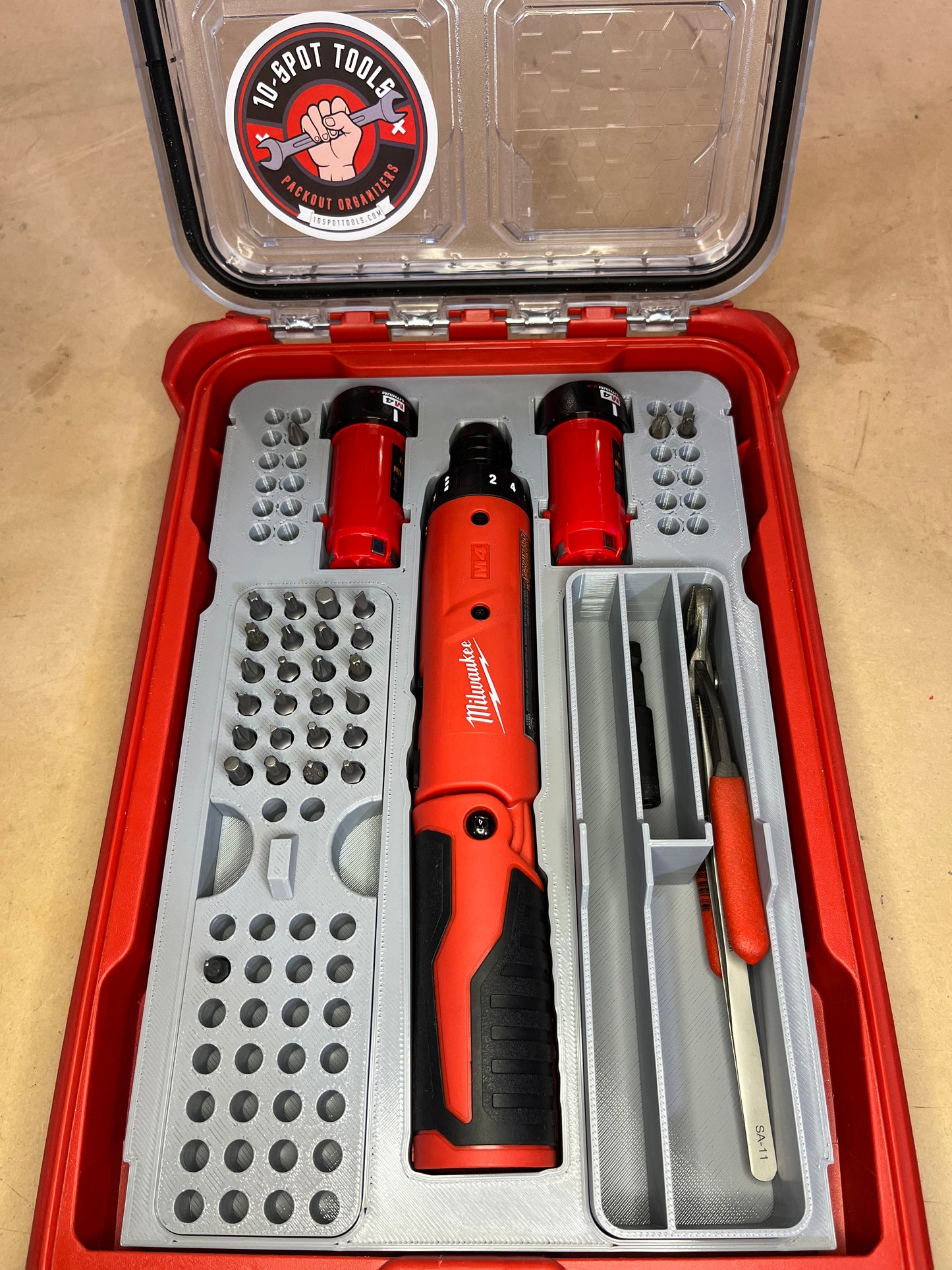 Low Profile Packout Insert For M4 Screwdriver (M4LP)