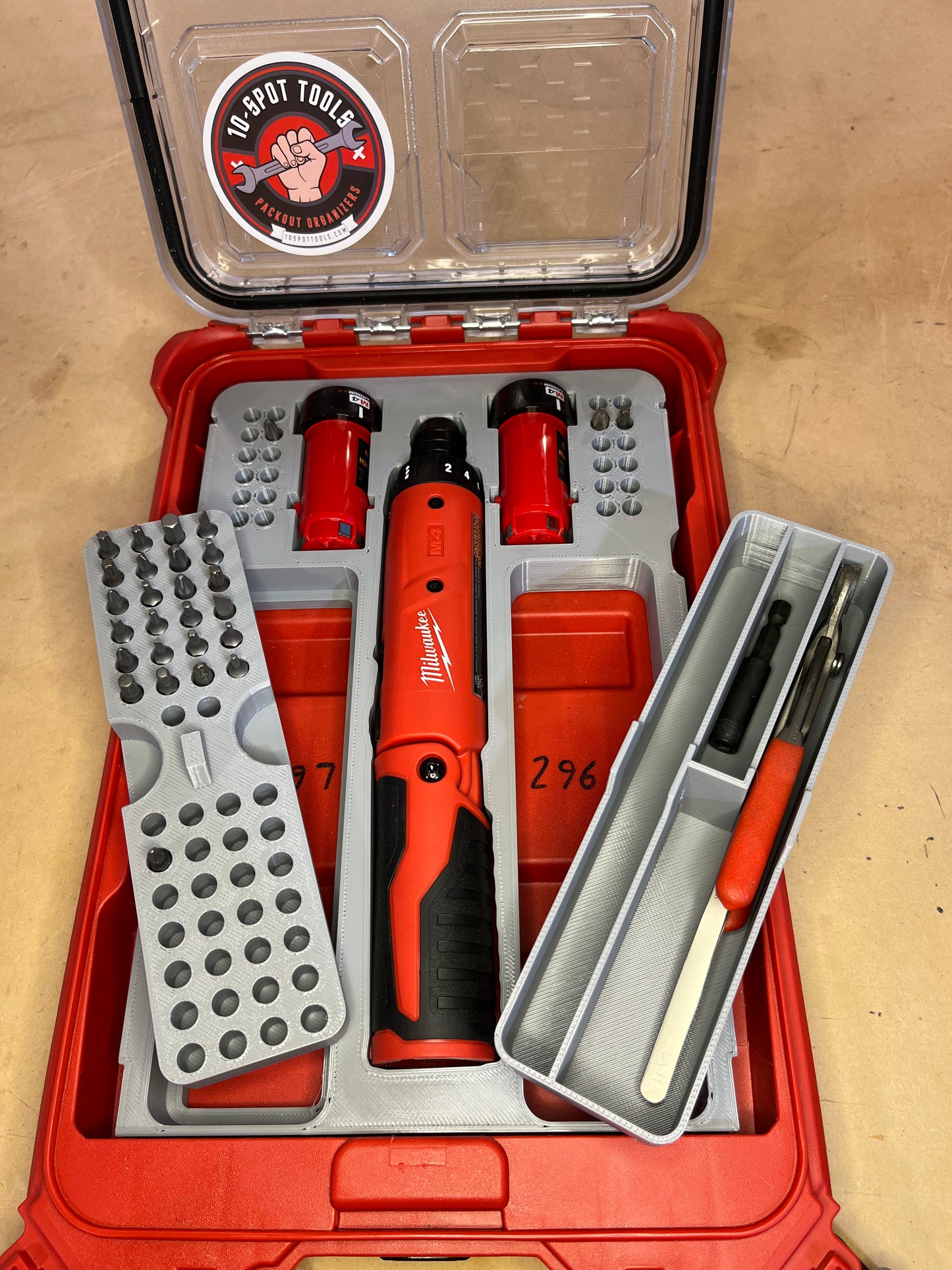 Low Profile Packout Insert For M4 Screwdriver (M4LP)