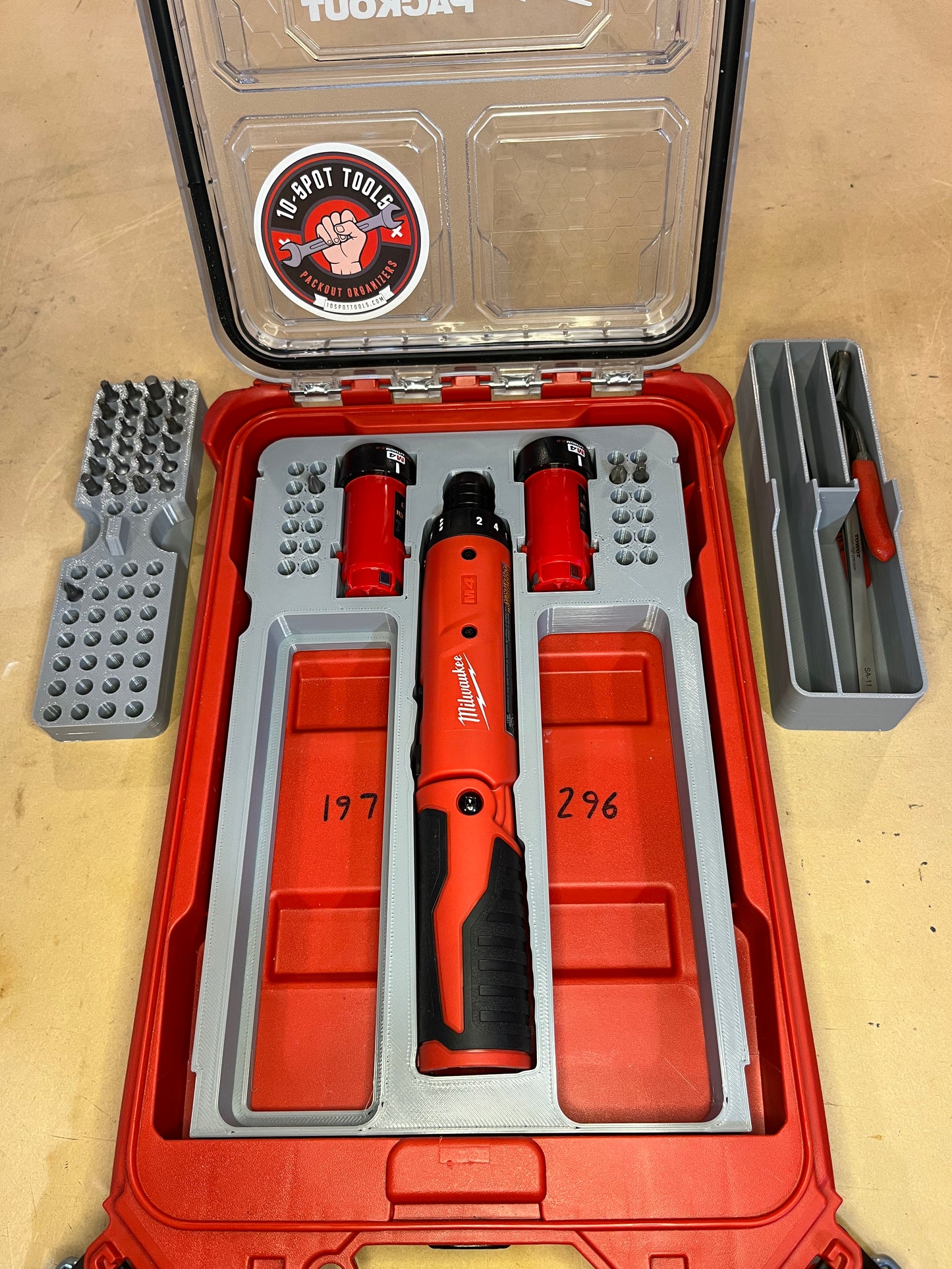 Low Profile Packout Insert For M4 Screwdriver (M4LP)