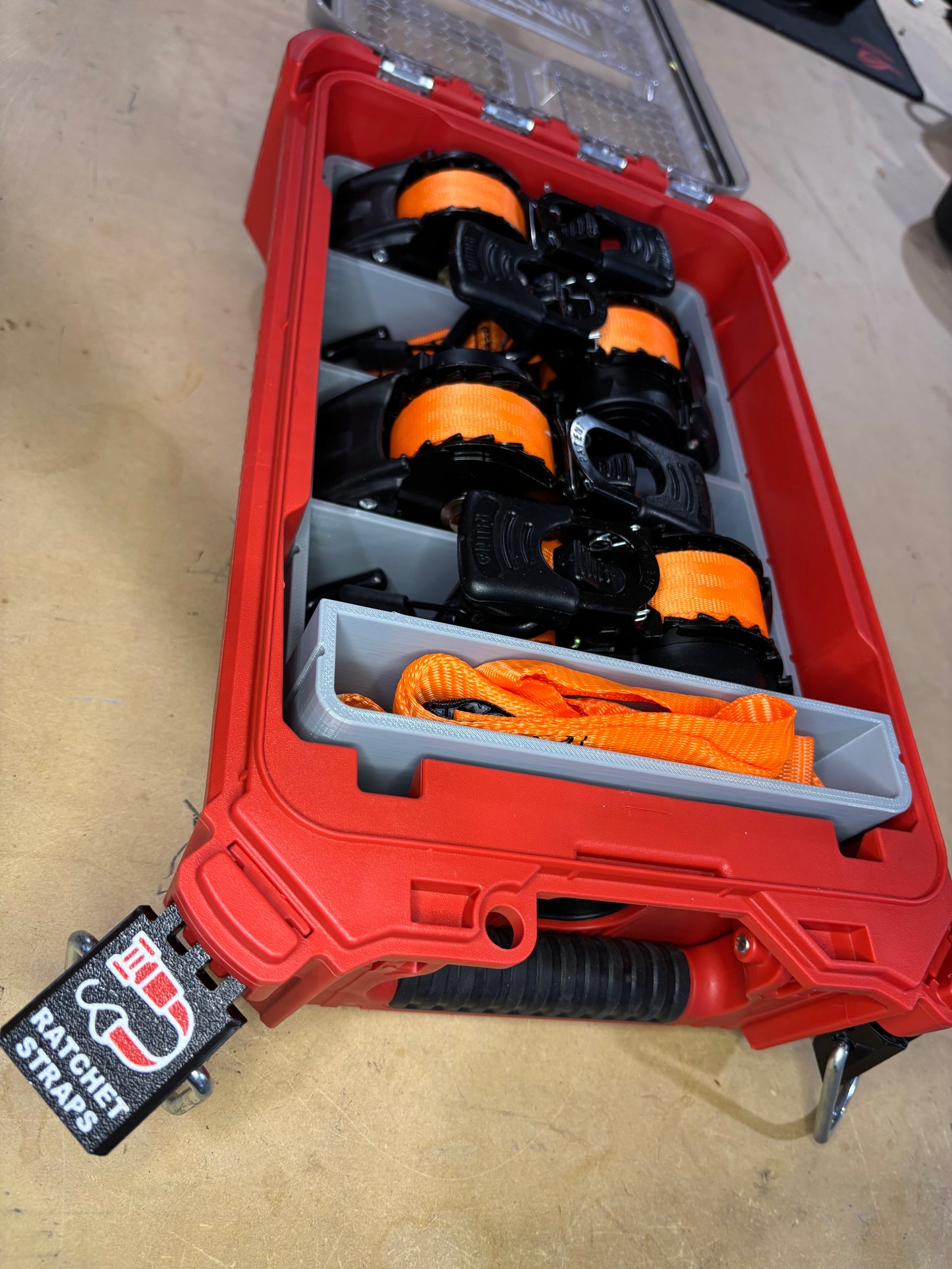 Packout Insert For Rhino Retractable Ratchet Straps (RRS)