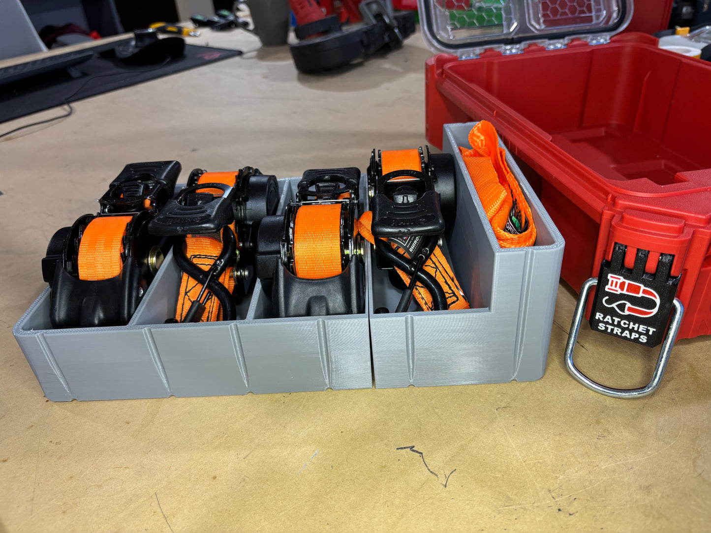 Packout Insert For Rhino Retractable Ratchet Straps (RRS)