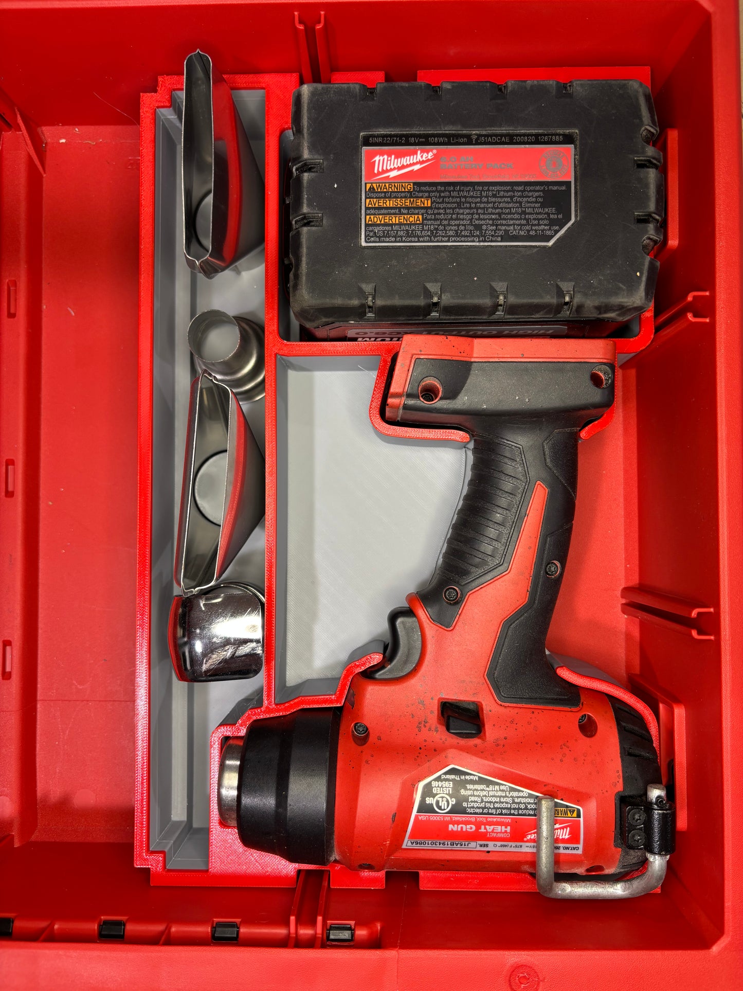 Packout Drawer Insert for M18 Heat Gun (MHG D)