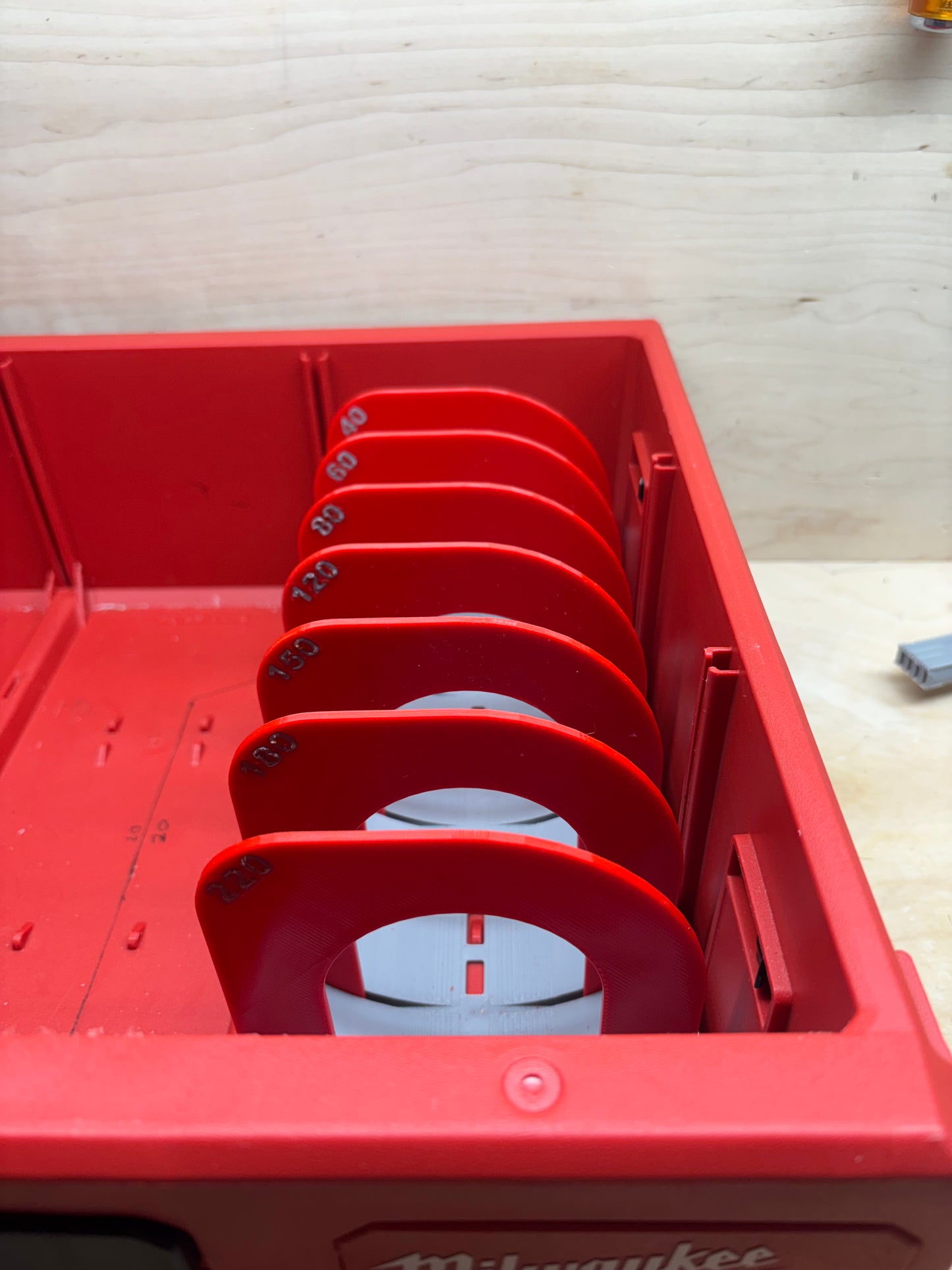 Packout Drawer Insert for 5" Sanding Discs (5SD D)