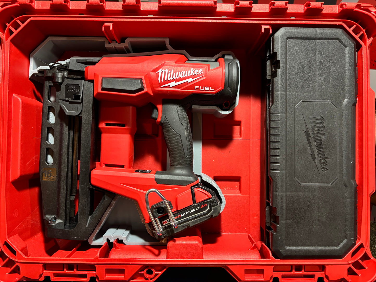 Packout Small Tool Box Insert for 16 Gauge Straight Finish Nailer (MN16s TB)