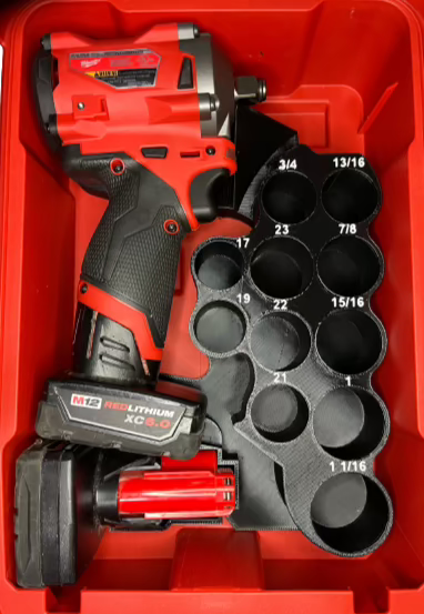 Packout Insert for M12 1/2” Stubby Impact Wrench and Lug Nut Sockets ( –  10-Spot Tools