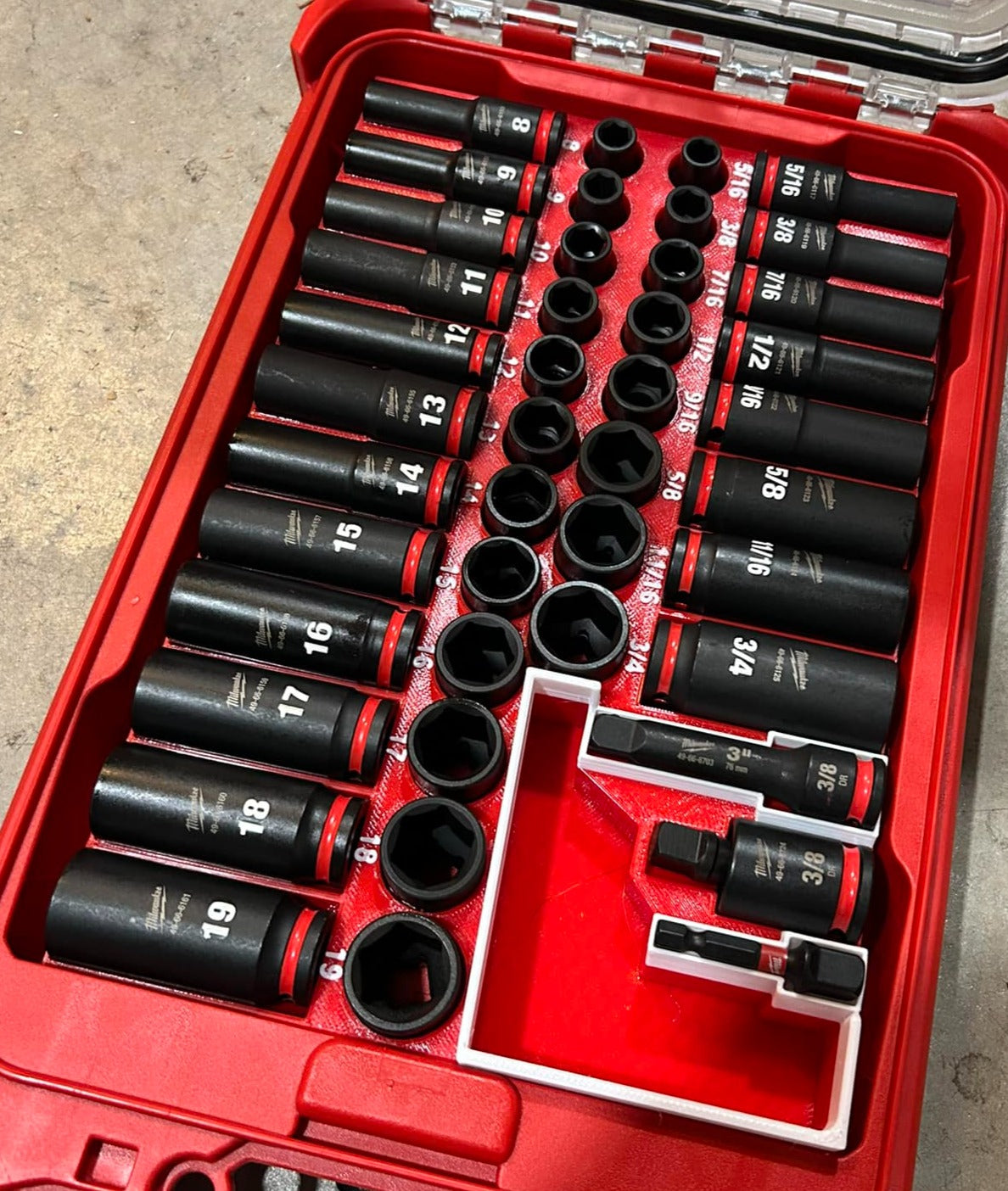 Packout Insert For 3/8" 43-Piece Impact Socket Set (IST-T)
