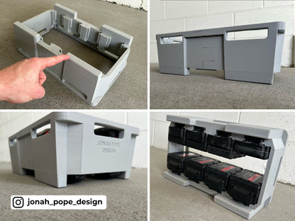 Packout Ammo Can Insert for M18 Batteries (JPAC-BR) - Jonah Pope Design