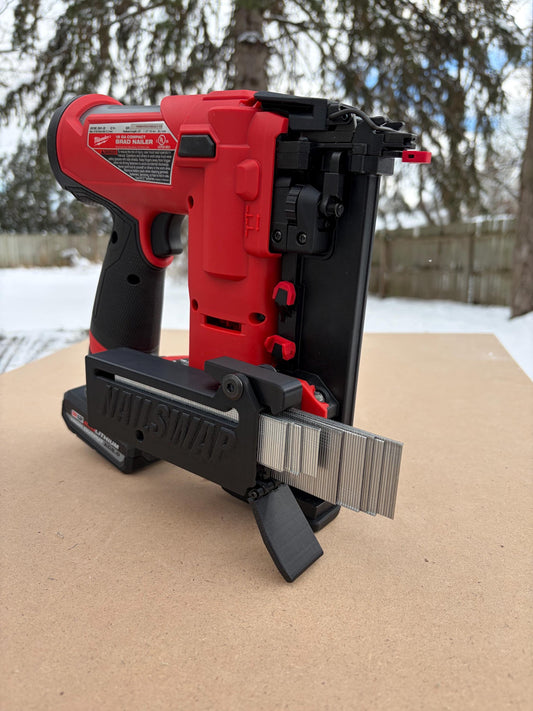 NAILSWAP Spare Nail Compartment for Milwaukee M12 18 Ga. Brad Nailer