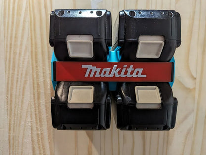 Wall Mount for Makita 18v Batteries x4 (RS-Mk18WM)