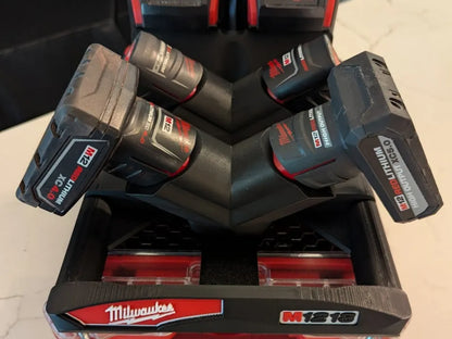 Lid Locking M12/M18 Battery Rack (RS-MBR)