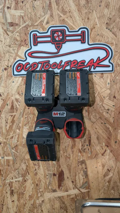 Wall Mount for M12 Batteries x4 (RS-M12BWM)