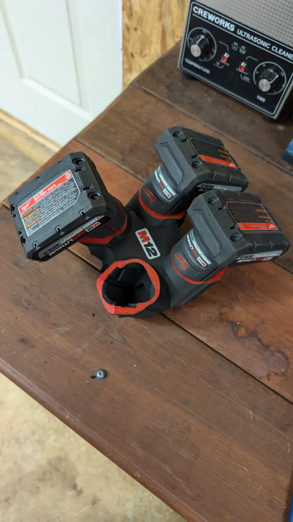 Wall Mount for M12 Batteries x4 (RS-M12BWM)