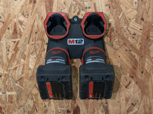 Wall Mount for M12 Batteries x4 (RS-M12BWM)