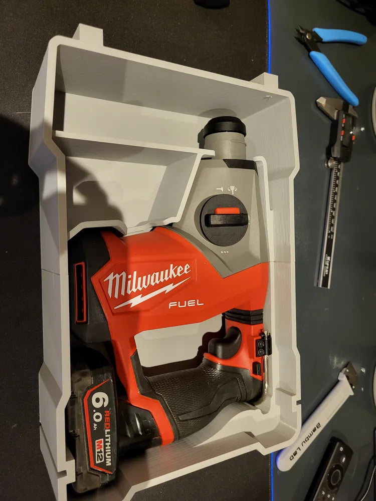 Packout Insert for M12 SDS by Milwaukee Dave Designs (MDD-M12SDS)