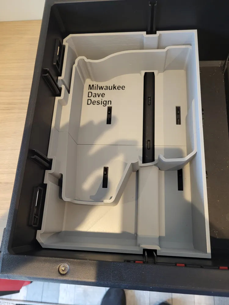 Packout Drawer Insert for M12 SDS by Milwaukee Dave Designs (MDD-M12SDS D)