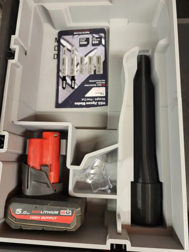 Packout Drawer Insert for M12 FUEL Jigsaw (MDD-MJS) - Milwaukee Dave Design