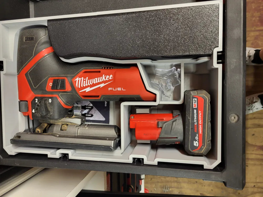 Packout Drawer Insert for M12 FUEL Jigsaw (MDD-MJS) - Milwaukee Dave Design