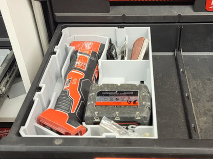 Packout Drawer Insert for M18 Brushed Multitool w/ Battery Holder-Milwaukee Dave Designs (MDD-M18BMTB)