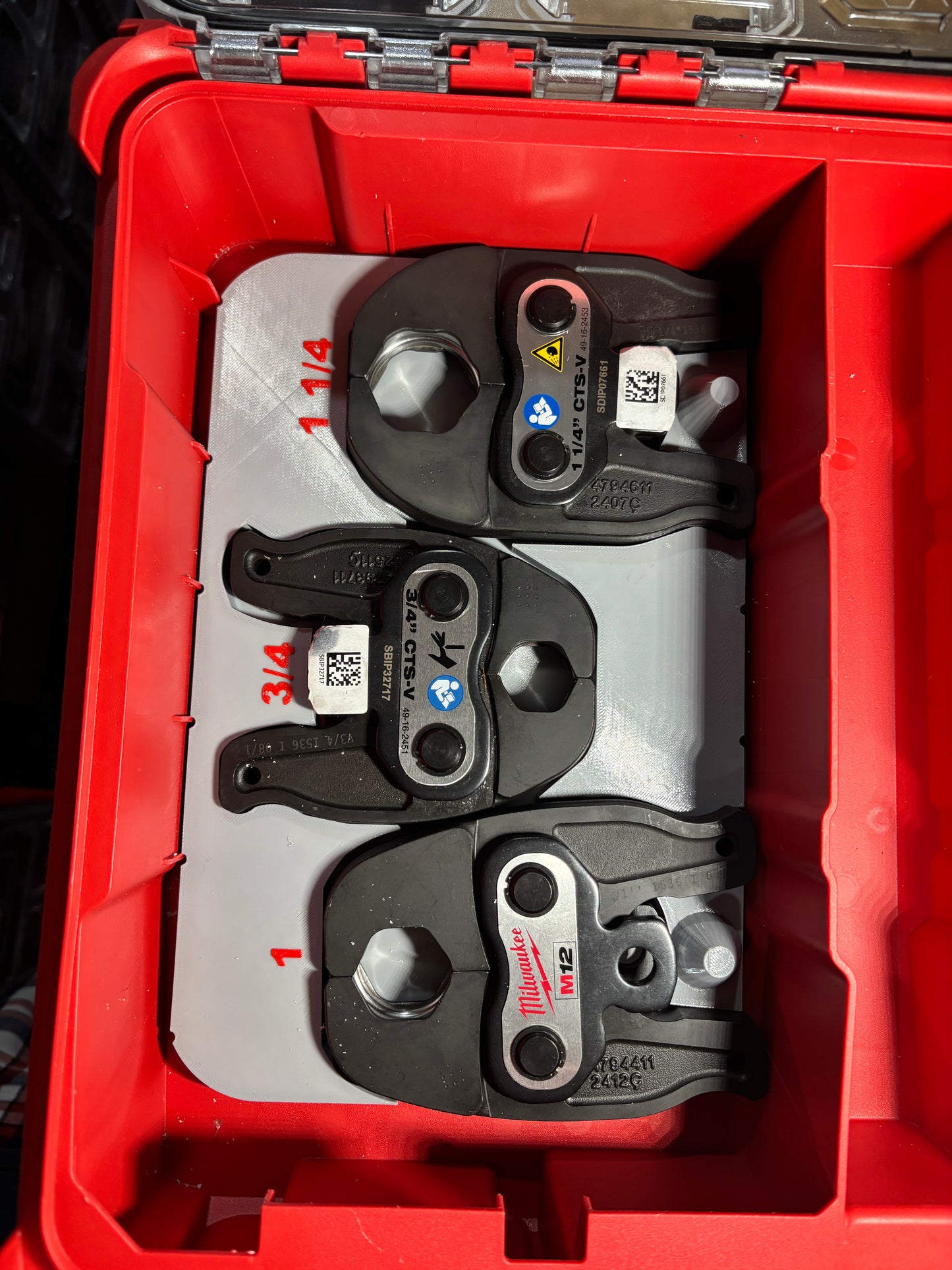 Packout Organizer Insert for M12 Pro Press Kit w/ 4 Jaws Ultimate Edition (MPP-U)