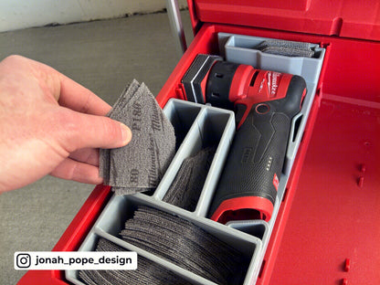 Packout Drawer Slimline Insert For M12 Fuel Detail Sander (JPD-MDS) - Jonah Pope Design