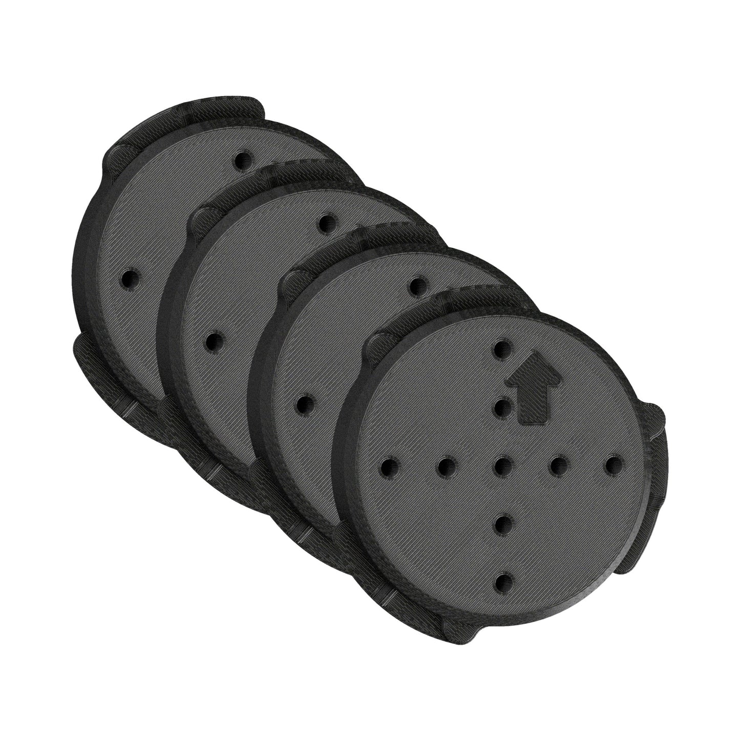 Twist-Lock Packout Mounting Adapters (4-Pack) – External Battery Mount Attachment Bases for Milwaukee PACKOUT System