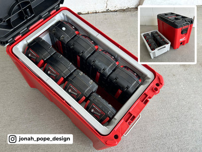 Packout Ammo Can Insert for M18 Batteries (JPAC-BR) - Jonah Pope Design