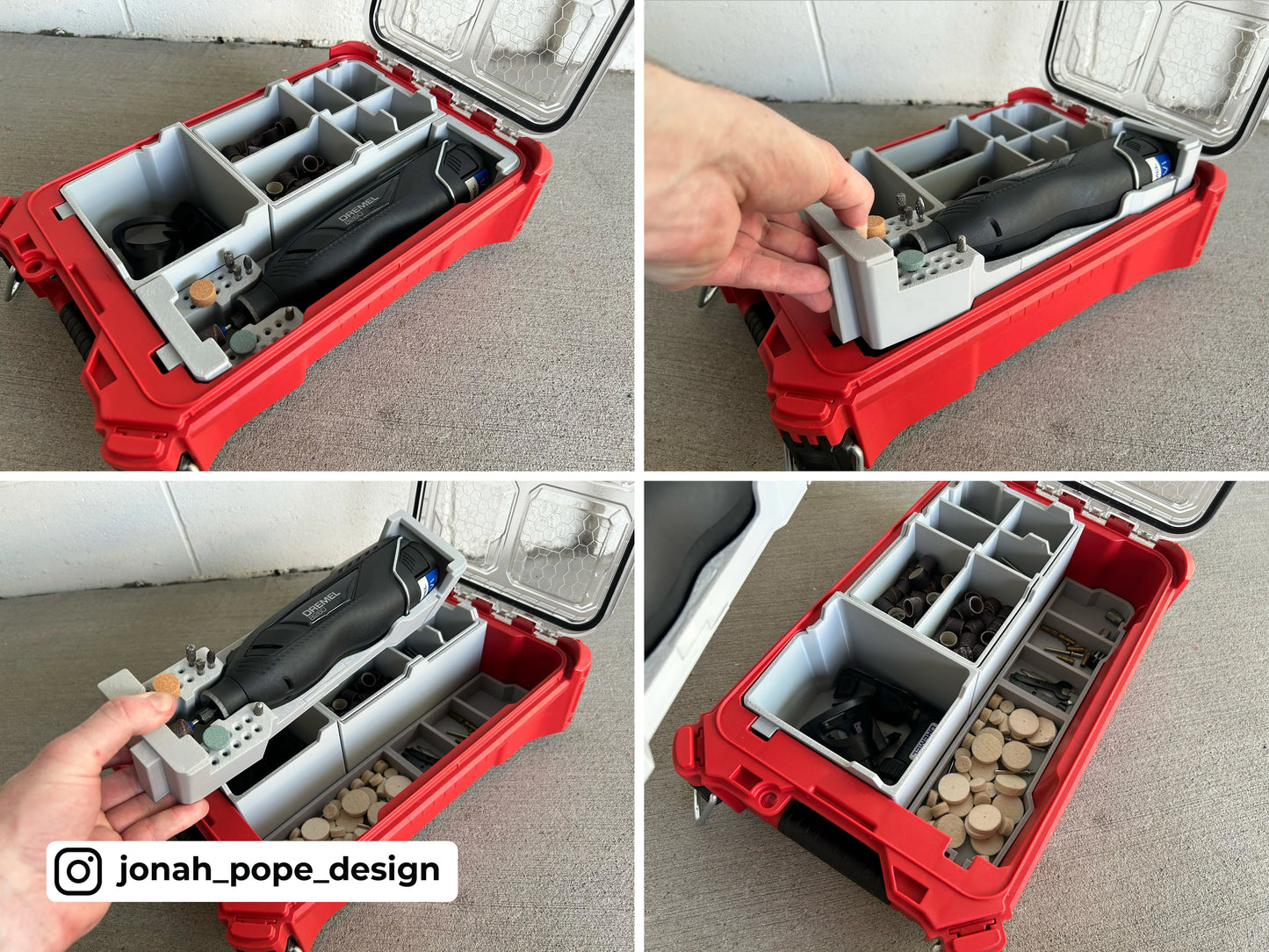 Packout Insert for Dremel 8250/8260 (JP-D8250)