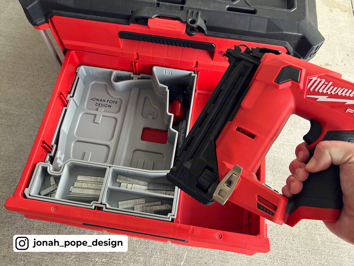 Slimline Packout Drawer Insert for M12 Brad Nailer (JPD-BN)